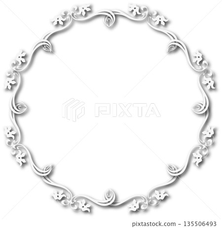 Vintage white decorative vector frame in Gothic style - elegant vector frame on white background, EPS10, hallowen, crismes. Vintage white decorative vector frame in Gothic style - elegant vector frame on white background, EPS10, hallowen, crismes. 135506493