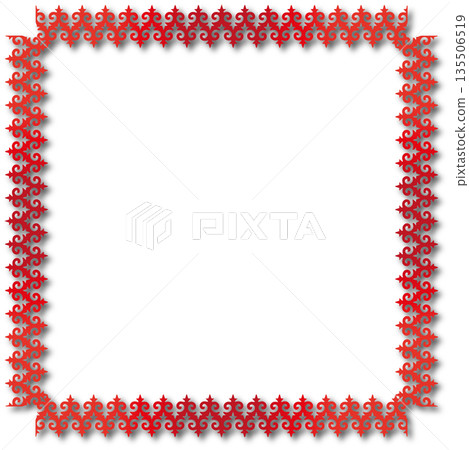 Vintage red decorative vector frame in Gothic style - elegant vector frame on white background, EPS10, hallowen, crismes. Vintage red decorative vector frame in Gothic style - elegant vector frame on white background, EPS10, hallowen, crismes. 135506519