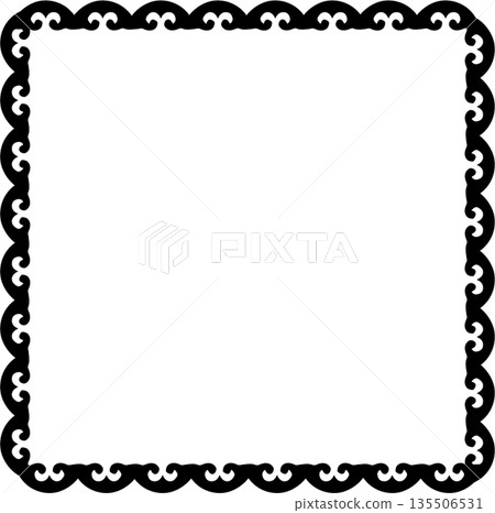 Vintage decorative vector frame in Gothic style - elegant vector frame on white background, EPS10, hallowen, crismes. Vintage decorative vector frame in Gothic style - elegant vector frame on white background, EPS10, hallowen, crismes. 135506531