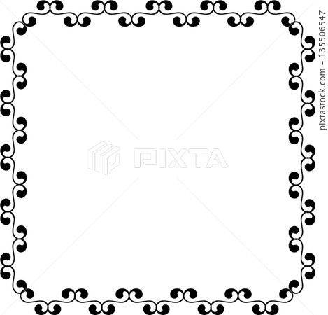 Vintage decorative vector frame in Gothic style - elegant vector frame on white background, EPS10, hallowen, crismes. Vintage decorative vector frame in Gothic style - elegant vector frame on white background, EPS10, hallowen, crismes. 135506547