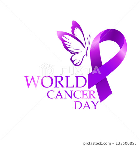 violet cancer ribbon or badge icon. The sign of cancer awareness Hand drawn. Not AI, vector illustration. violet cancer ribbon or badge icon. The sign of cancer awareness Hand drawn. Not AI, vector illustration. 135506853