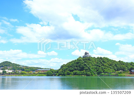 Scenery of Inuyama Castle, a national treasure in Inuyama City, Aichi Prefecture 135507209