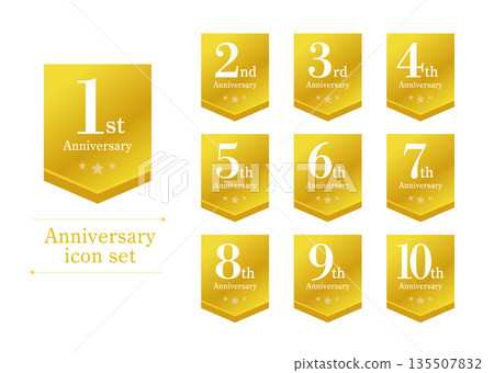 週年紀念圖示集 135507832