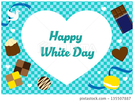 Cute White Day Frame 135507887