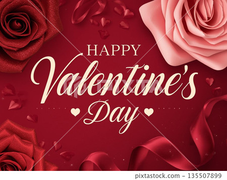 情人節背景 135507899