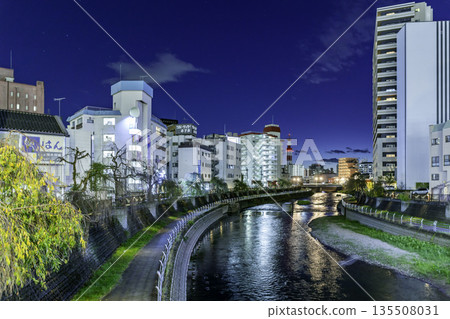 栃木縣宇都宮市宮橋的宇都宮、田川 135508031