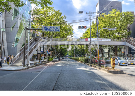 Tokyo Shibuya cityscape Omotesando Jingumae 5-chome 135508069