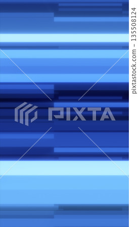 Abstract composition of glowing blue horizontal lines, symbolizing speed, data transmission, and digital movement 135508124