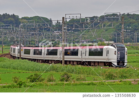 Sobu Main Line Sakura-Monoi JR East E259 Series Ne008 (Kamakura) Narita Express NEX Sobu Main Line Sakura-Monoi JR East E259 Series Ne008 (Kamakura) Narita Express NEX 135508630