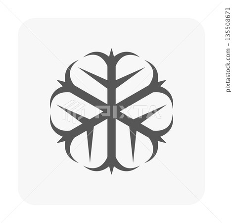 Abstract snowflake graphic Abstract snowflake graphic 135508671