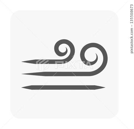 Abstract Airflow Icon Abstract Airflow Icon 135508673