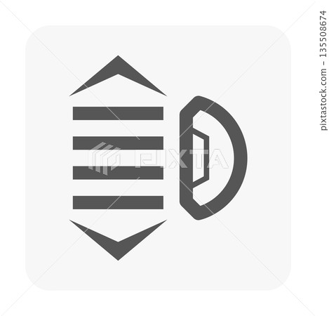 Headlight Angle Direction Icon Headlight Angle Direction Icon 135508674