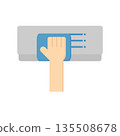 Air Conditioner Cleaning Icon 135508678