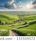Rolling Spring Countryside 135509572