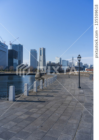 冬天的橫濱港,象之花公園 冬天的橫濱港,象之花公園 135509618