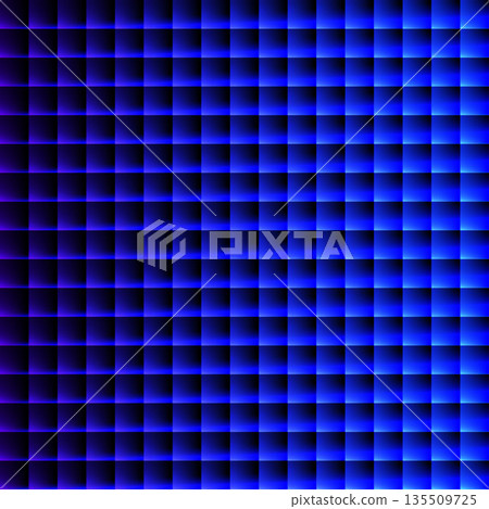 Abstract Blue Glowing Grid Background 135509725