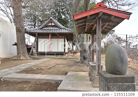 宮代散步：雷電神社、埼玉郡宮代町、大字久諾阿扎沼端 135511109