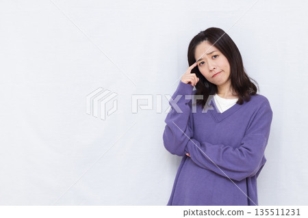 Worried, woman, lady 135511231