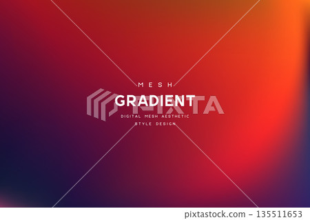 Abstract rainbow mesh gradient background Abstract rainbow mesh gradient background 135511653