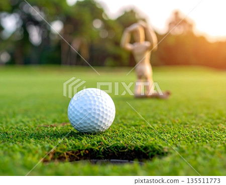 好險，球差點就進杯了。 135511773