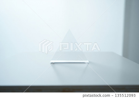 white empty white room with black and white 135512093