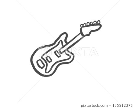 一把可以塗成你喜歡的顏色的電吉他 135512375