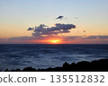 沖繩海的日落 135512832