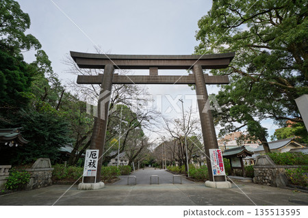 愛知縣護國神社，大型鳥居，名古屋市，愛知縣 135513595