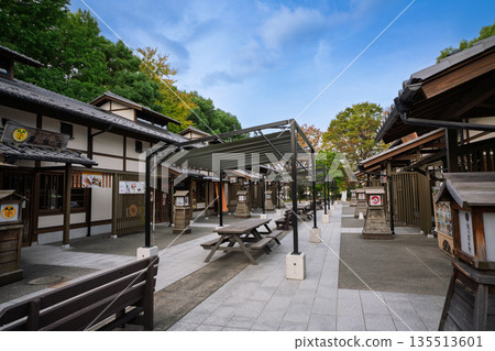 清晨，愛知縣名古屋市金八橫丁正門區域吉直地帶 135513601