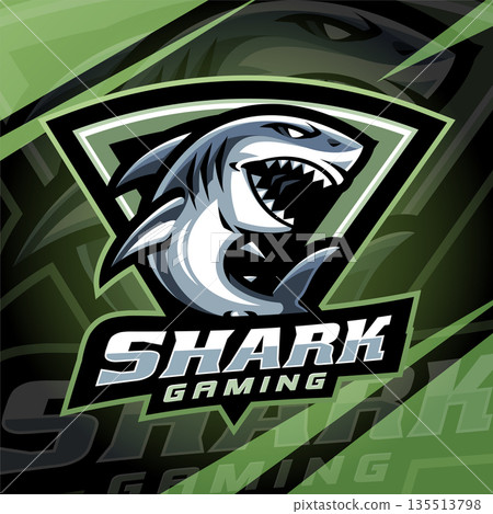 Shark gaming esport mascot logo design Shark gaming esport mascot logo design 135513798