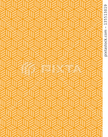 Orange tortoiseshell wickerwork background 135513819
