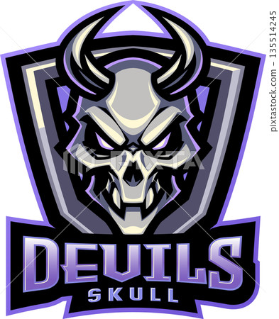 Devils skull esport mascot Devils skull esport mascot 135514245