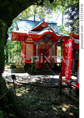 Japan's only dream-granting Daimyojin and dream-binding god... Inari Shrine at Osugi Shrine in Inashiki Japan's only dream-granting Daimyojin and dream-binding god... Inari Shrine at Osugi Shrine in Inashiki 135514436