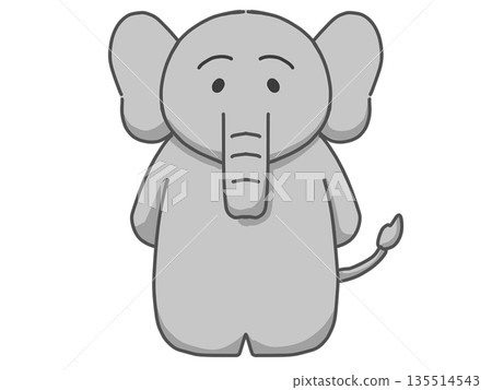Standing Elephant Standing Elephant 135514543