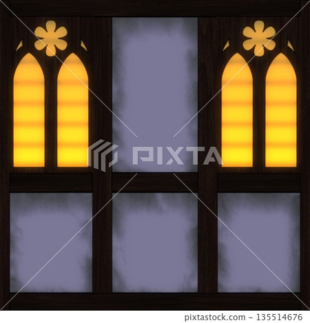 Vintage window frame in country house or cabin. Hi-res (8000x8000) texture. Vintage window frame in country house or cabin. Hi-res (8000x8000) texture. 135514676