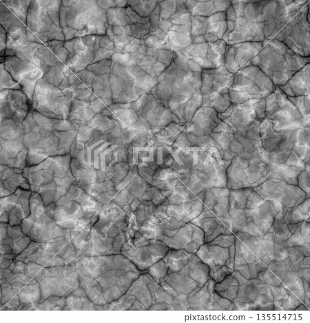 Dark natural cracked marble texture. Seamless pattern 135514715