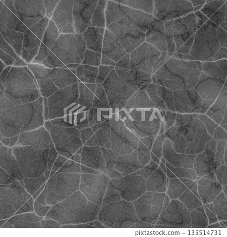 Dark natural cracked granite texture. Seamless pattern 135514731