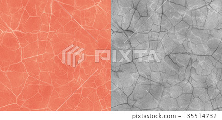 Dark natural cracked granite texture. Seamless pattern. Stone background via an alpha channel. Dark natural cracked granite texture. Seamless pattern. Stone background via an alpha channel. 135514732