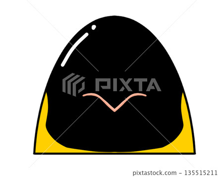 帝企鵝正面插圖 帝企鵝正面插圖 135515211