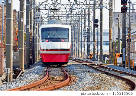 Railway: Tobu Isesaki Line Limited Express Ryomo No. 24 203F 200 series Railway: Tobu Isesaki Line Limited Express Ryomo No. 24 203F 200 series 135515506