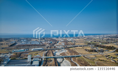 Scenery around the Hayatsuki River flowing through eastern Toyama Prefecture Scenery around the Hayatsuki River flowing through eastern Toyama Prefecture 135516446