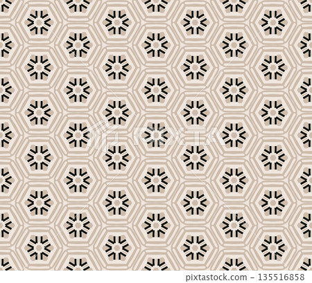 Beige Black Olive Color Abstract Geometric Seamless Pattern Background, Surface Pattern Illustration for Wallpaper and Fabric Design Beige Black Olive Color Abstract Geometric Seamless Pattern Background, Surface Pattern Illustration for Wallpaper and Fabric Design 135516858