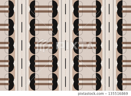 Beige Black Olive Color Abstract Geometric Seamless Pattern Background, Surface Pattern Illustration for Wallpaper and Fabric Design Beige Black Olive Color Abstract Geometric Seamless Pattern Background, Surface Pattern Illustration for Wallpaper and Fabric Design 135516869