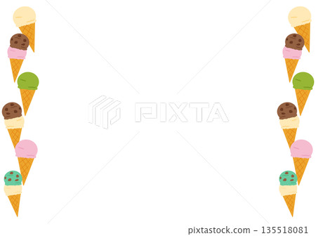 Ice cream frame 135518081