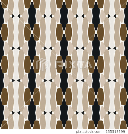 Beige Black Olive Color Abstract Geometric Seamless Pattern Background, Surface Pattern Illustration for Wallpaper and Fabric Design Beige Black Olive Color Abstract Geometric Seamless Pattern Background, Surface Pattern Illustration for Wallpaper and Fabric Design 135518599