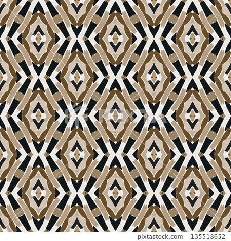 Beige Black Olive Color Abstract Geometric Seamless Pattern Background, Surface Pattern Illustration for Wallpaper and Fabric Design Beige Black Olive Color Abstract Geometric Seamless Pattern Background, Surface Pattern Illustration for Wallpaper and Fabric Design 135518652