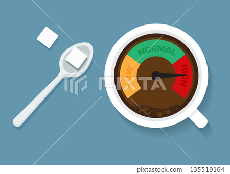 Coffee Break concept stock illustration Coffee Break concept stock illustration 135519164