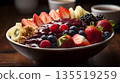 Fruit-filled dessert bowl 135519259