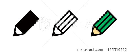 Pencil, drawing, and writing icons Pencil, drawing, and writing icons 135519512
