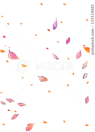 Vertical background of falling leaves Vertical background of falling leaves 135519885